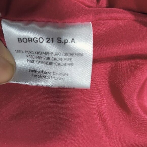 Giorgio Armani Cashmere Long Sleeve Peak Lapel Preppy Work Blazer Pink 36 - Picture 12 of 16